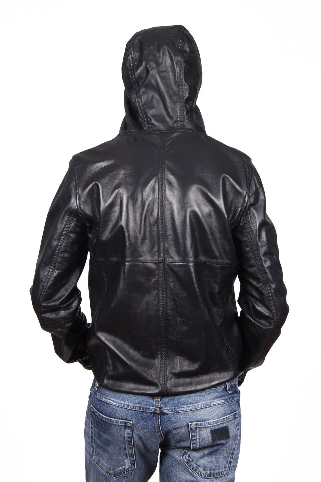 Giacca in pelle da uomo Emporio Armani R1R19P R1P28 922