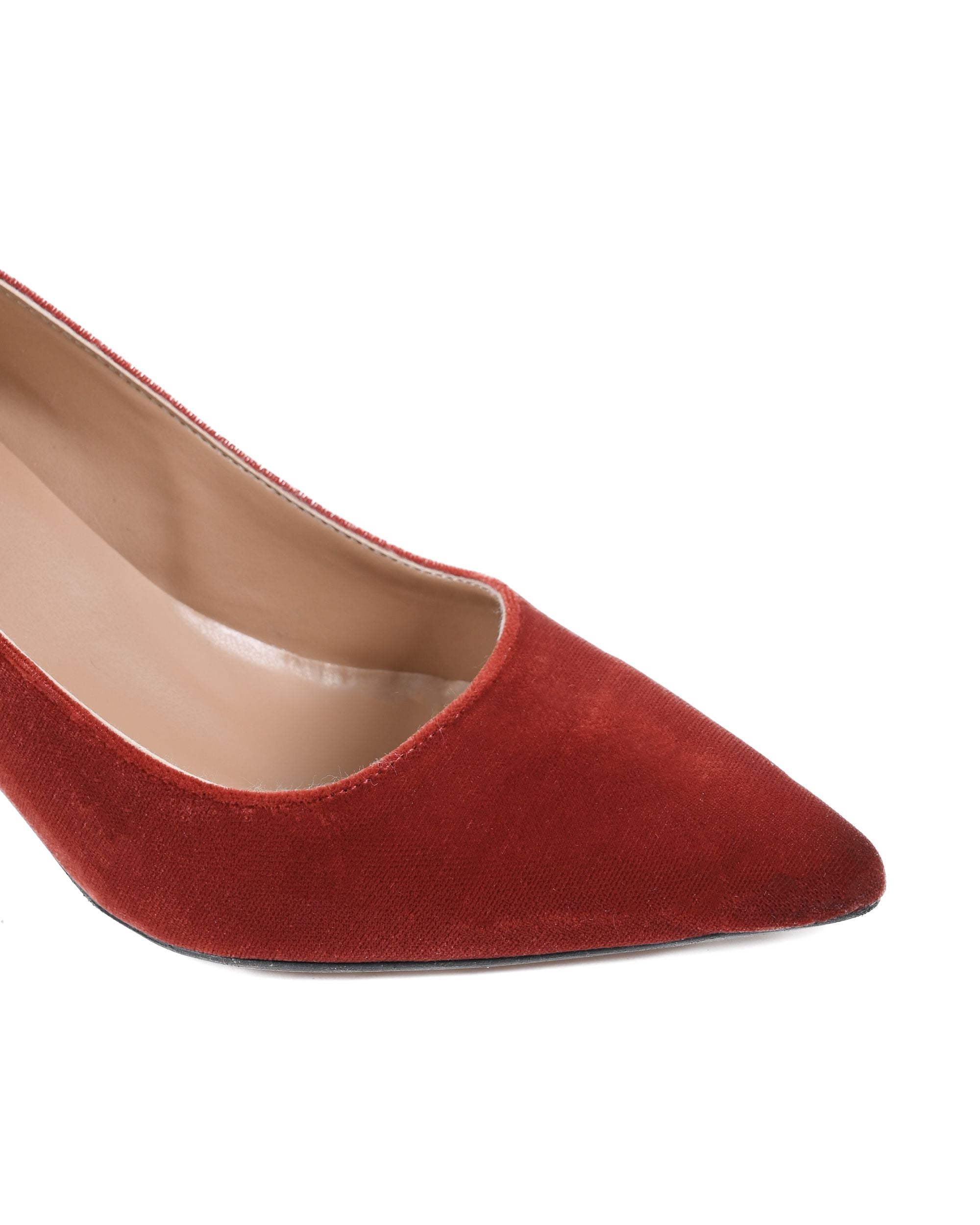Décolleté Donna 19V69 Italia Rosso INES65 VELLUTO GRANATA