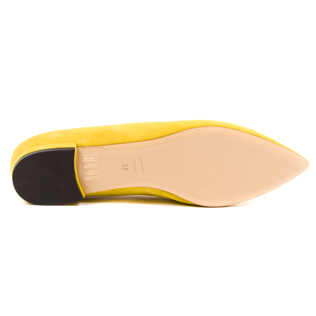 V 1969 Italia Womens Ballerina Yellow JAZZY