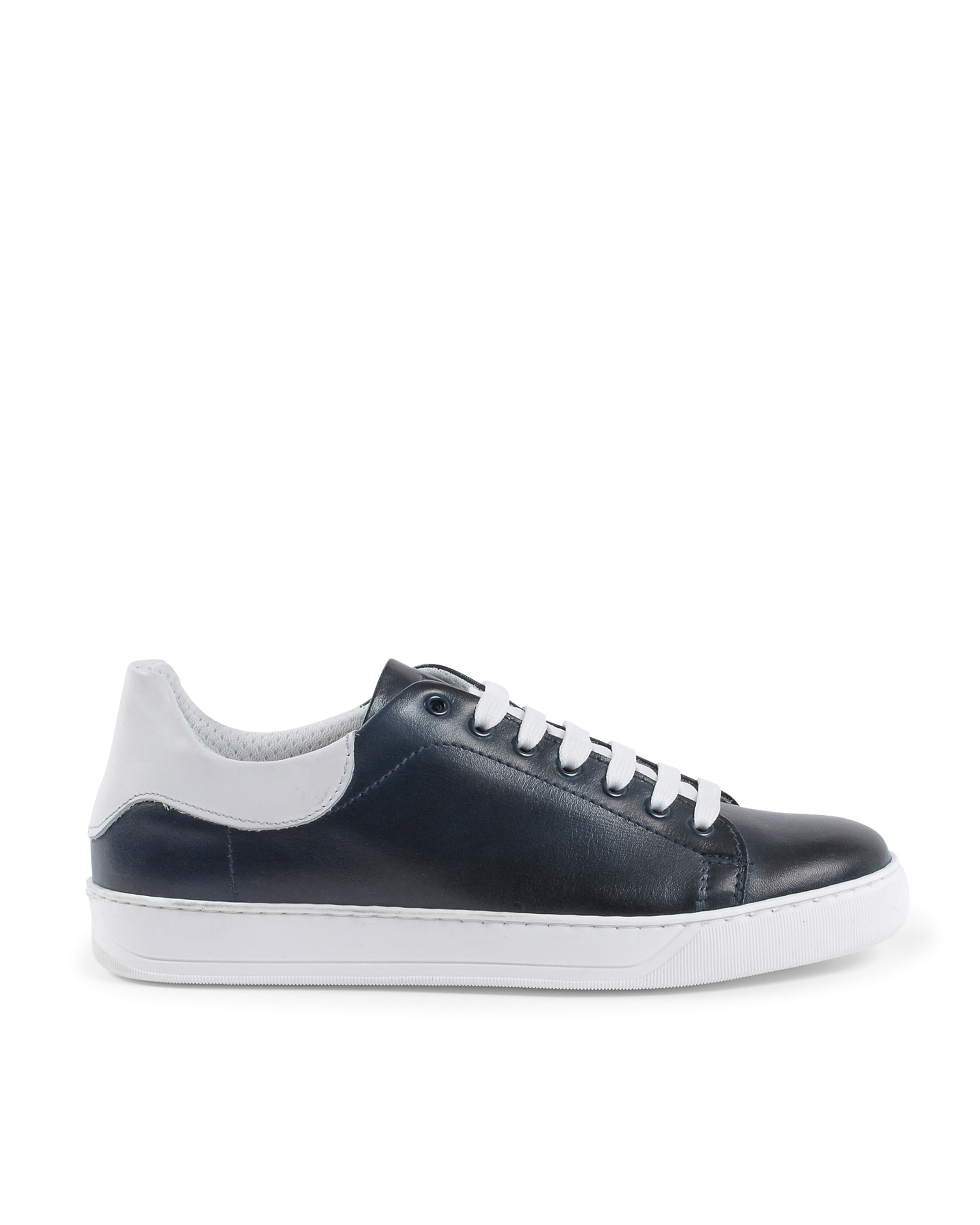 Sneaker Uomo 19V69 Italia Blu Bianco 2120 CRUST BLU PELLE BIANCO