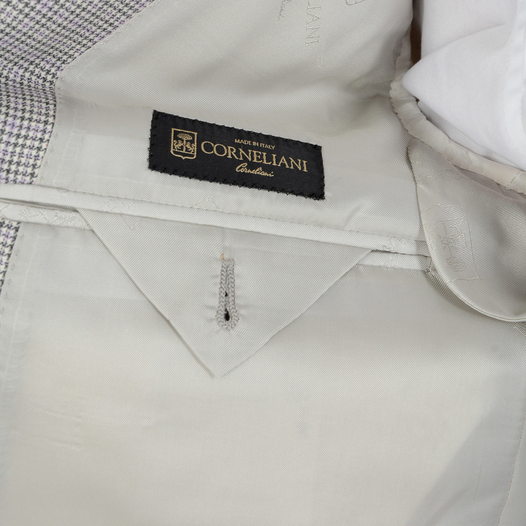 Corneliani Giacca Uomo Maniche Lunghe Grigio Chiaro