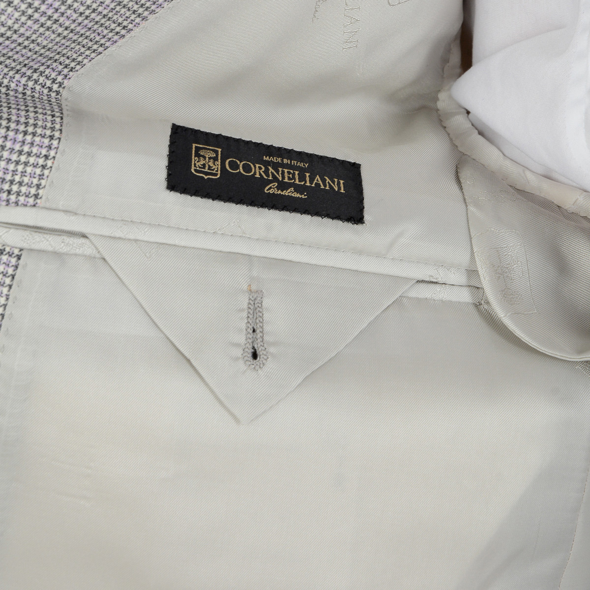 Corneliani Giacca Uomo Maniche Lunghe Grigio Chiaro
