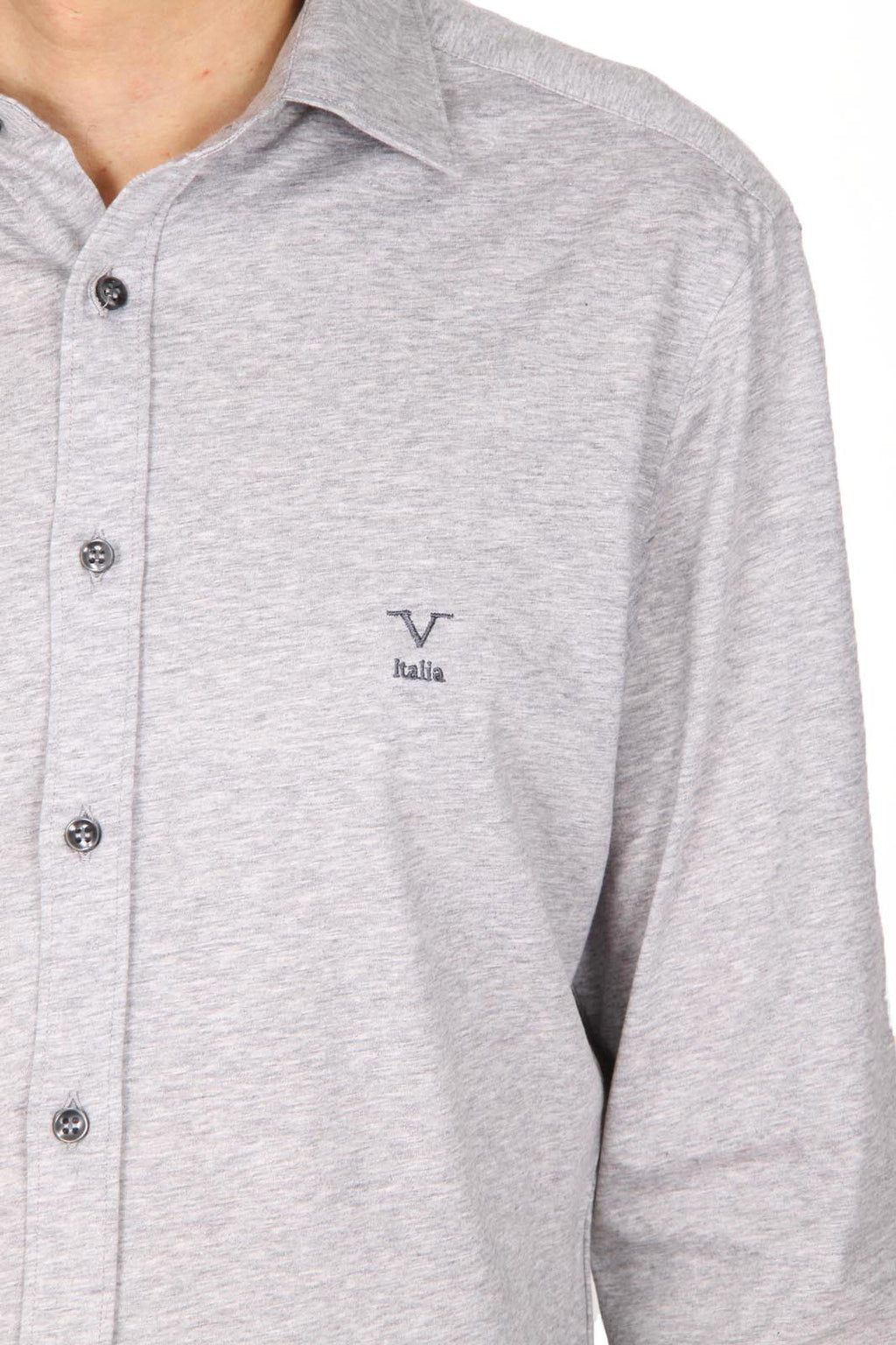 V 1969 Italia maglia da uomo a maniche lunghe Paris Jersey Grey Melange