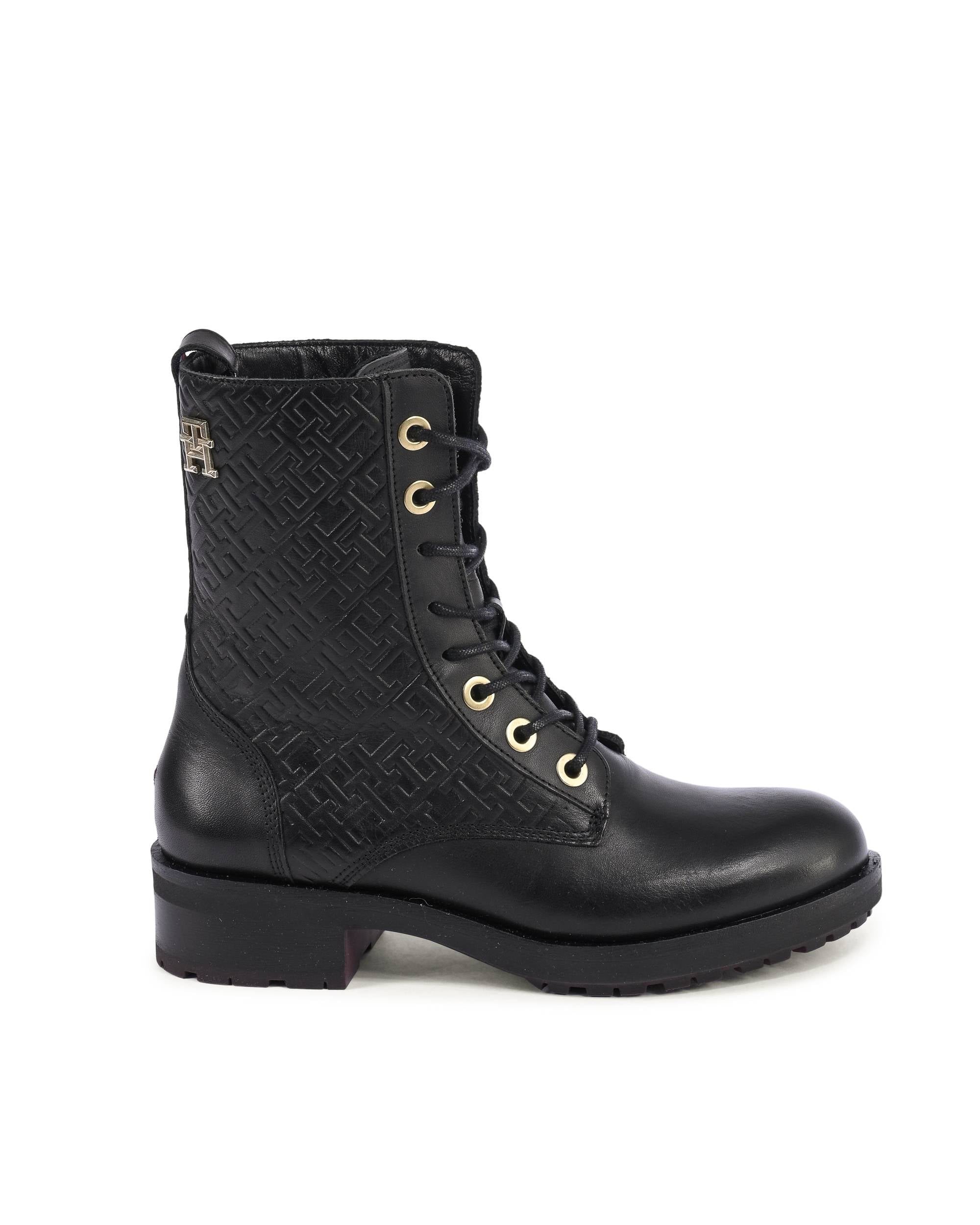 Tommy Hilfiger Stivali da donna NERO FW0FW06817BDS