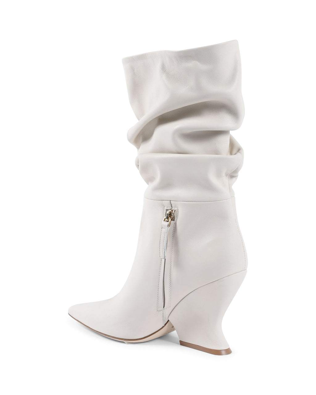 Cady Boot - Stivaletto corto bianco sporco