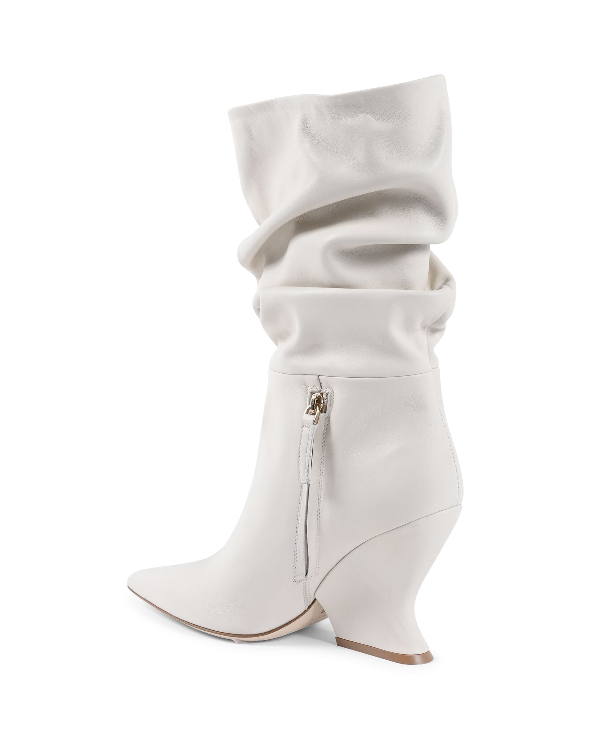 Cady Boot - Stivaletto corto bianco sporco