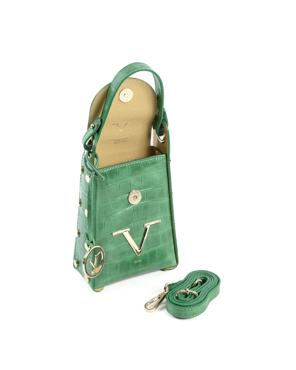 V Italia Borsa Mini Donna Verde V16-LUX-GRN