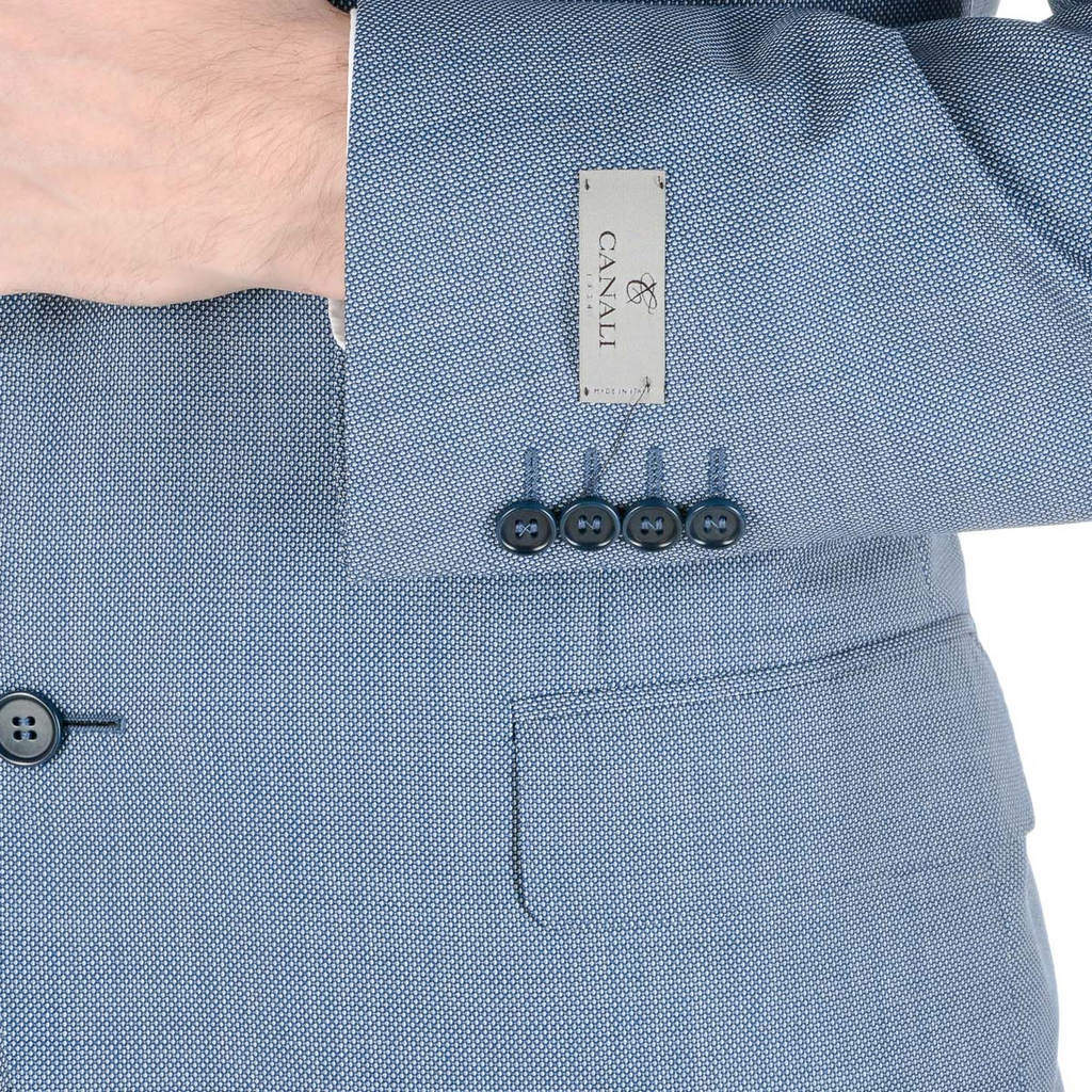 Abito da uomo Canali maniche lunghe azzurro