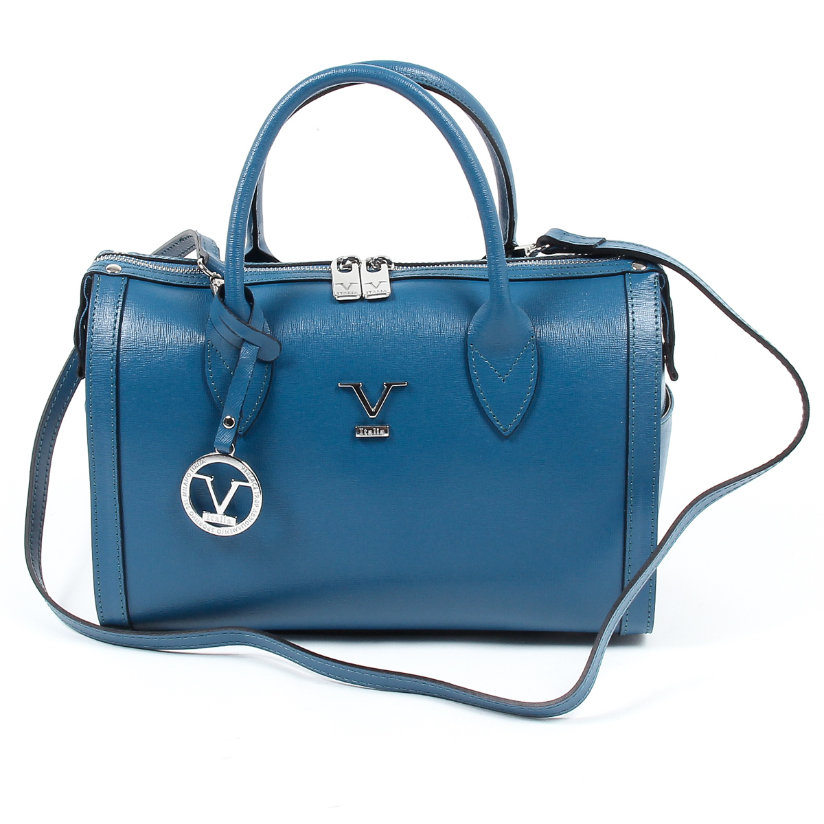 Borsa da donna V 1969 Italia V014-S PALMELLATO PETROLIO