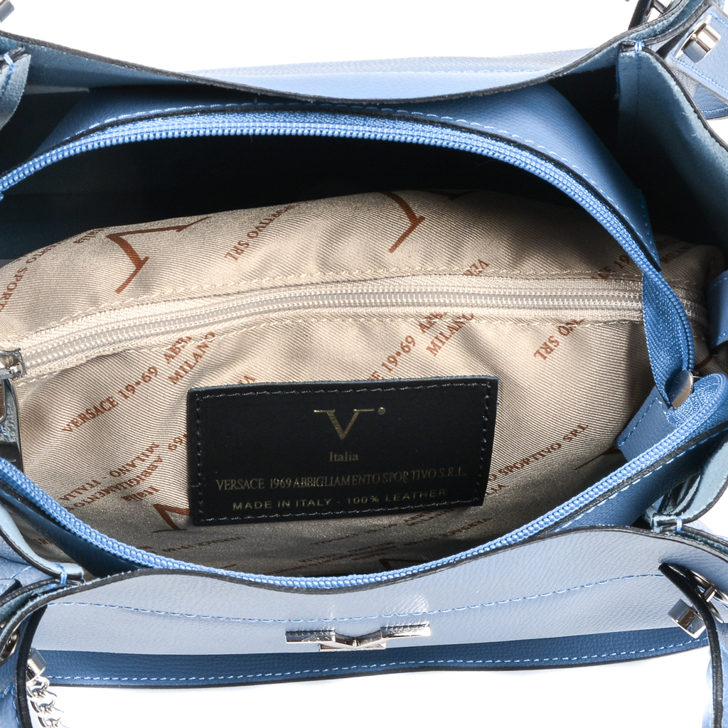 V 1969 Italia Borsa da donna Azzurro ALESSIA