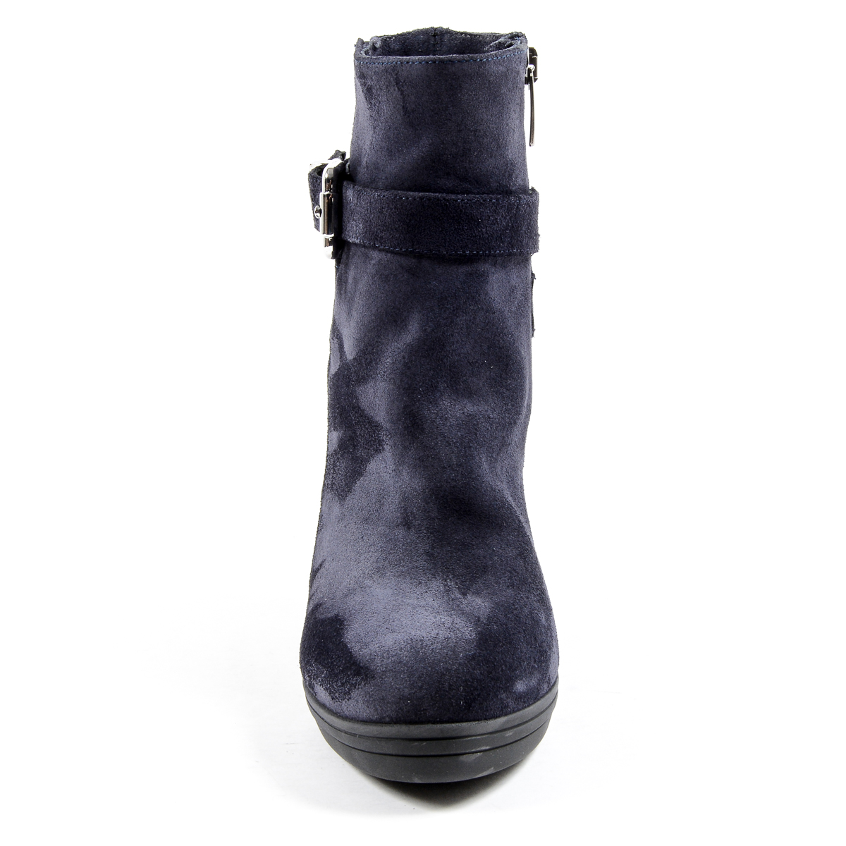 V 1969 Italia Stivaletto con tacco da donna blu SAMANTHA