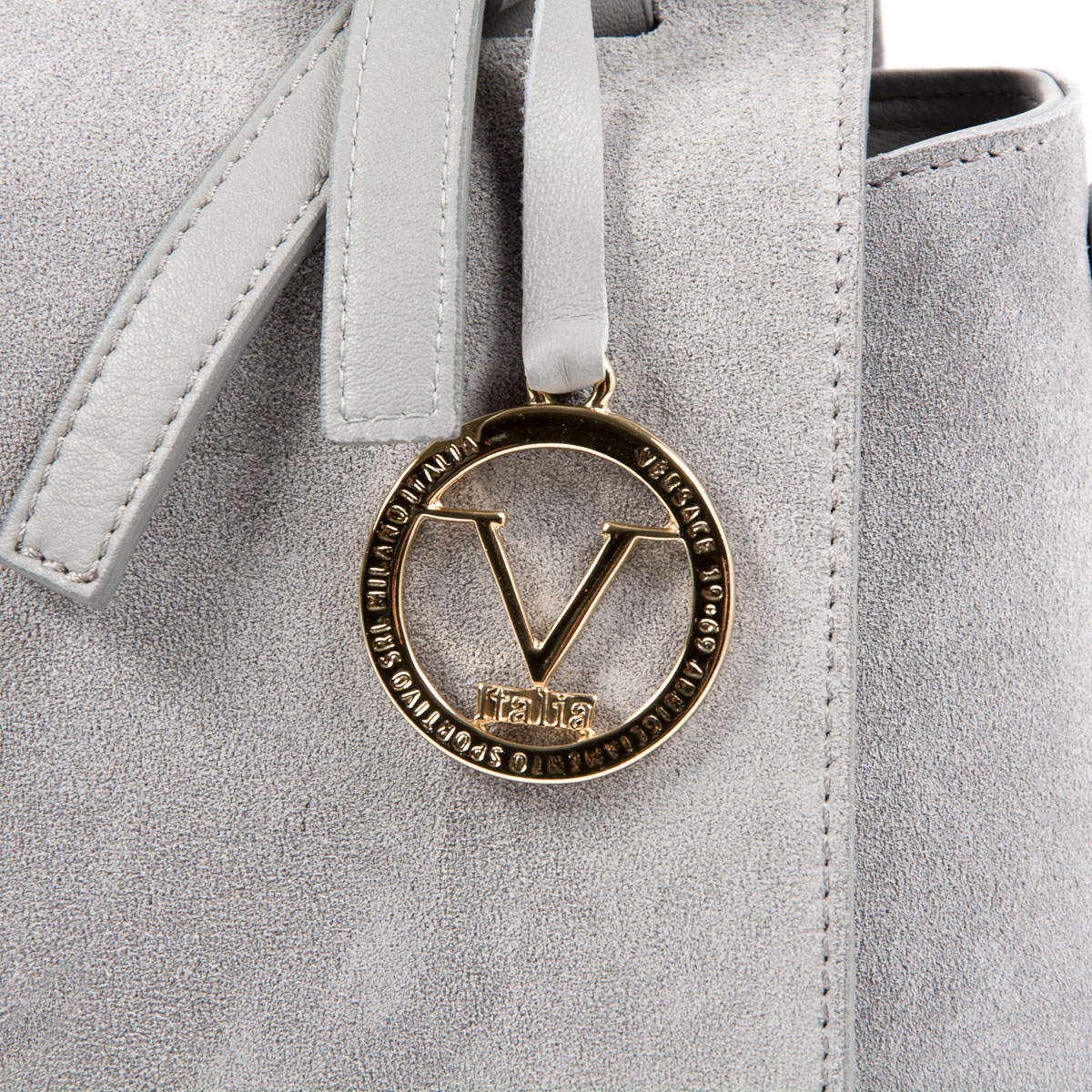 V 1969 Italia Borsa da donna grigia HOUSTON