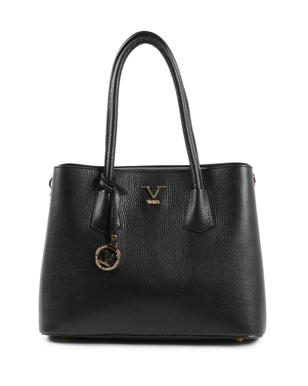 V Italia Borsa da donna nera 10510 V2 DOLLARO NERO