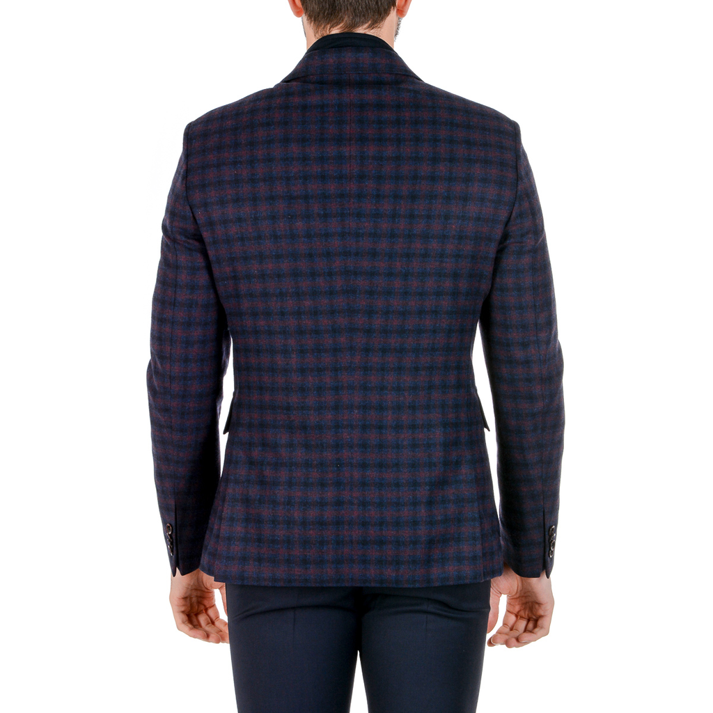 Giacca da uomo Giancarlo Sarto maniche lunghe blu scuro