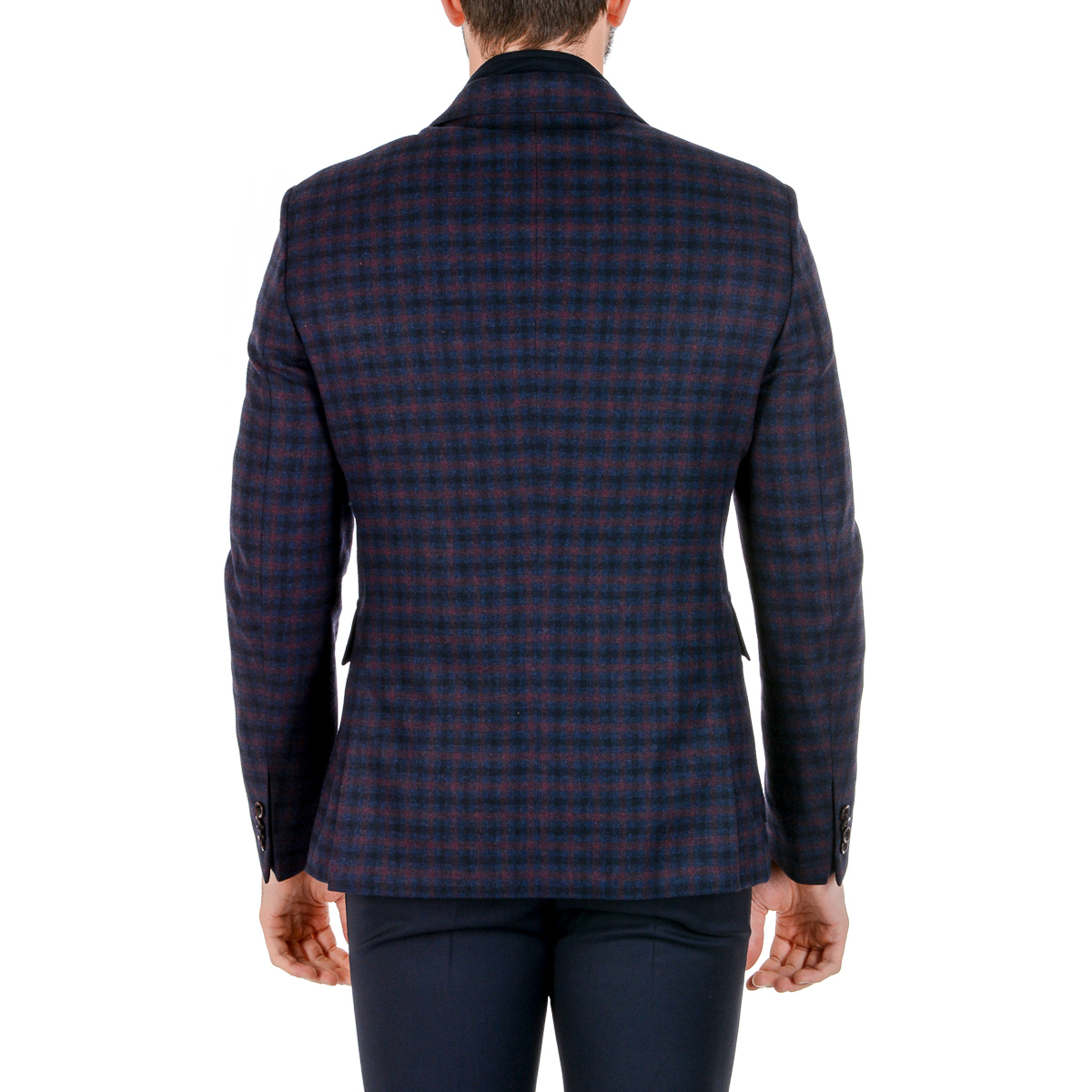 Giacca da uomo Giancarlo Sarto maniche lunghe blu scuro