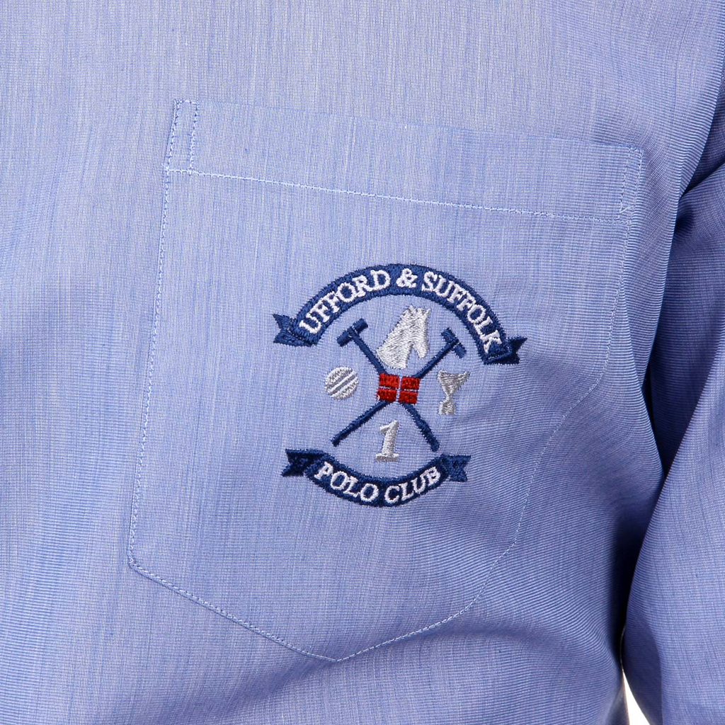 Camicia da uomo Ufford & Suffolk Polo Club USC02 B1 BLUETTE