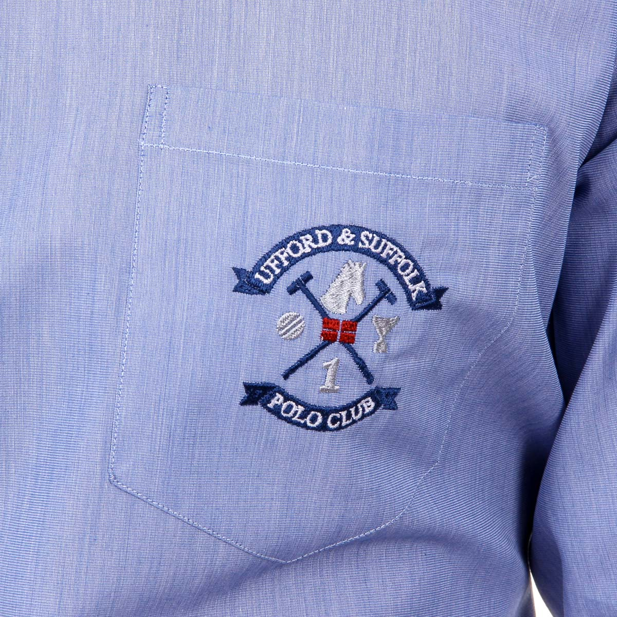 Camicia da uomo Ufford & Suffolk Polo Club USC02 B1 BLUETTE