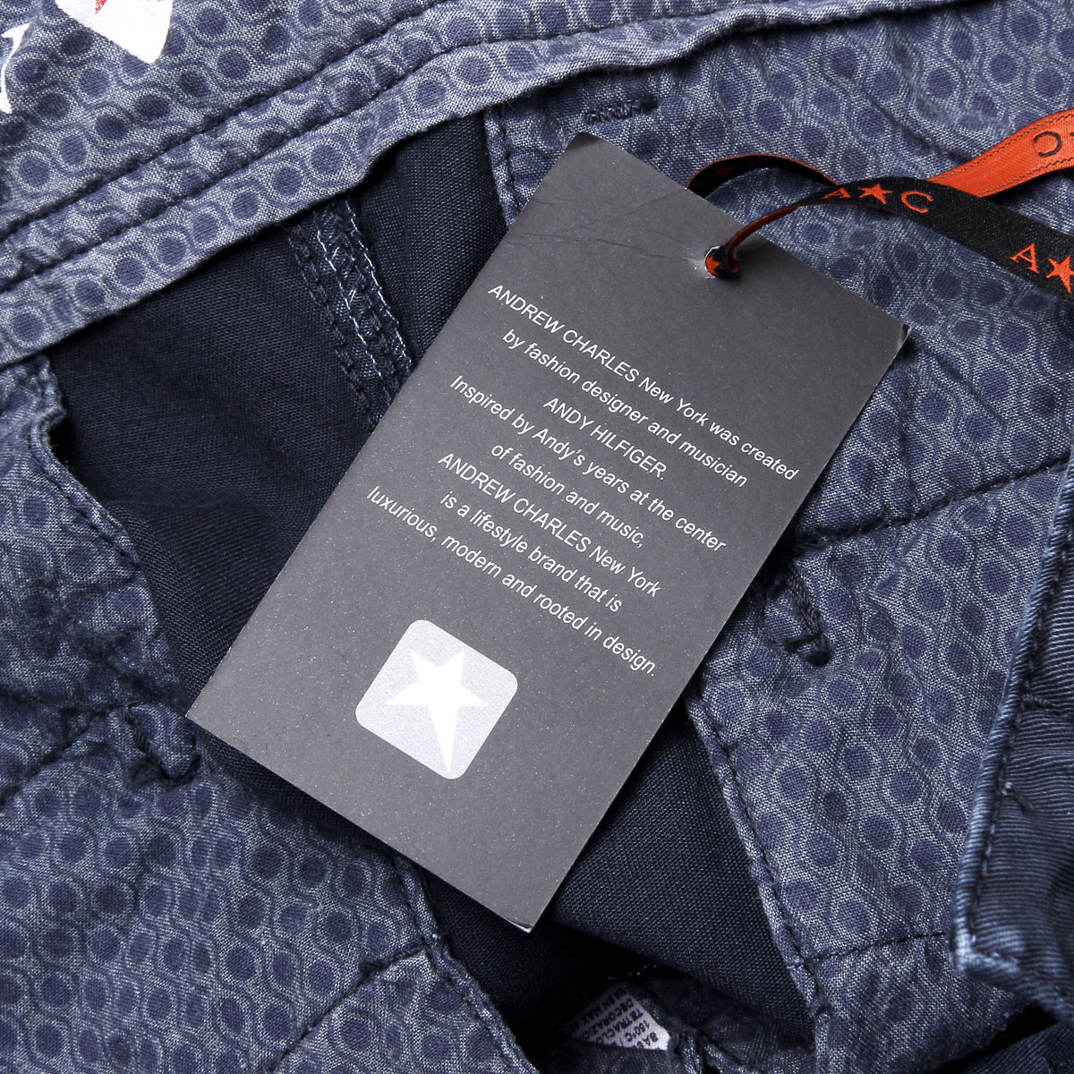 Pantaloncini da uomo Andrew Charles blu JAKO