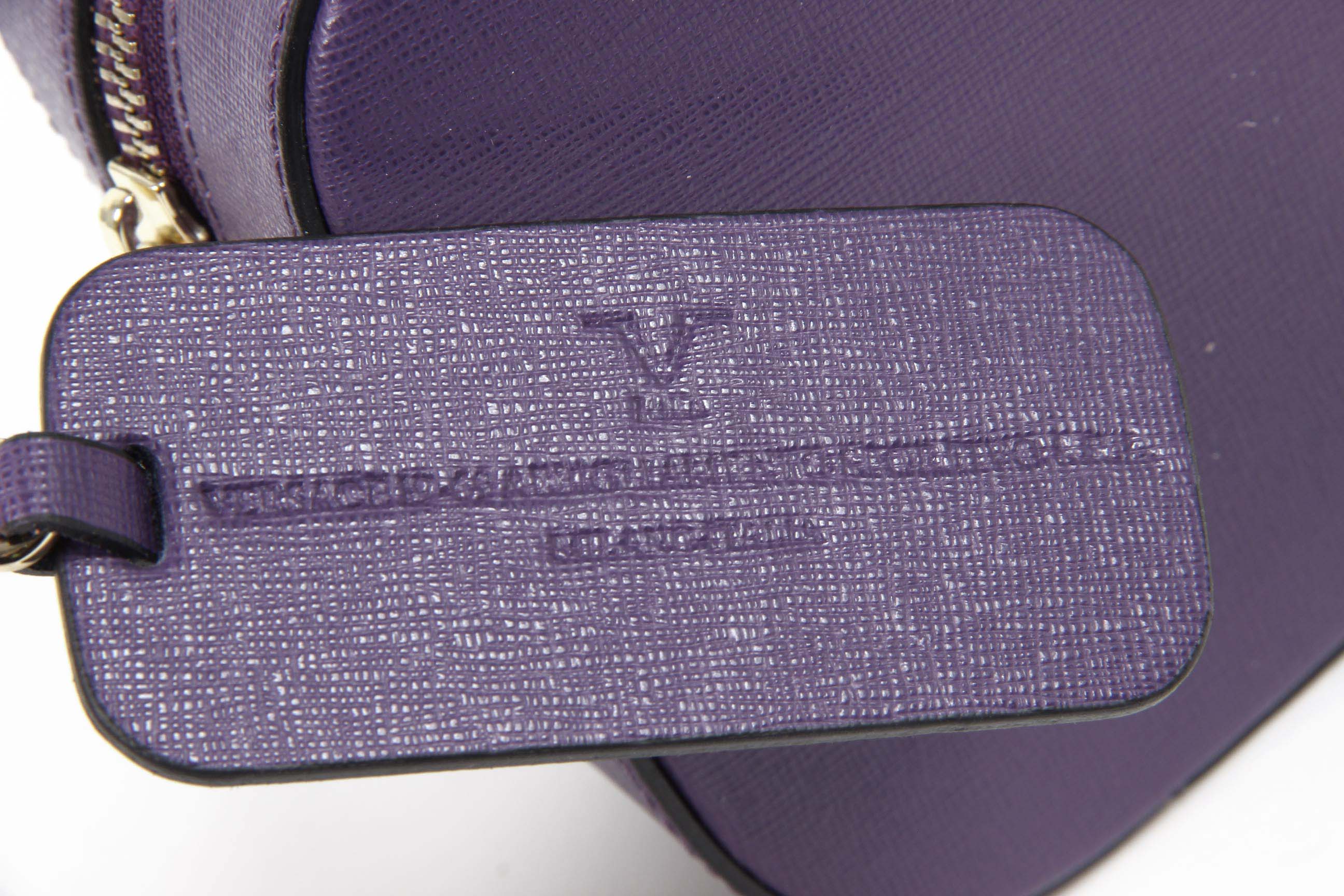 V 1969 Italia Borsa da donna V001 SAFFIANO VIOLA
