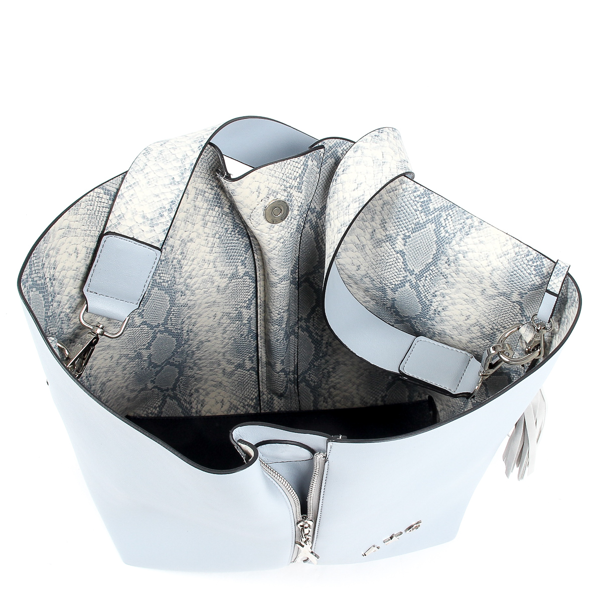 Borsa a mano da donna Andrew Charles Azzurro JANE