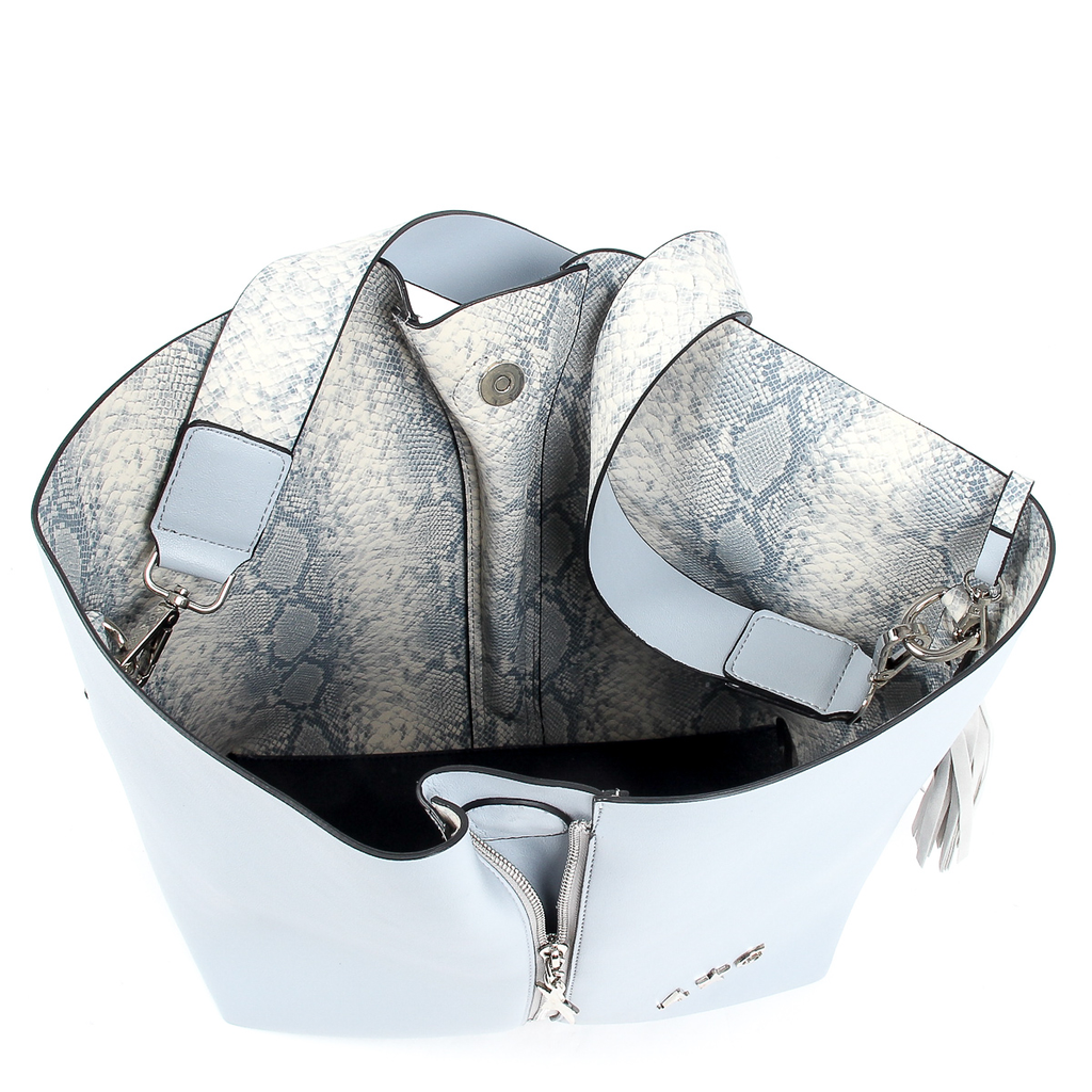 Borsa a mano da donna Andrew Charles Azzurro JANE