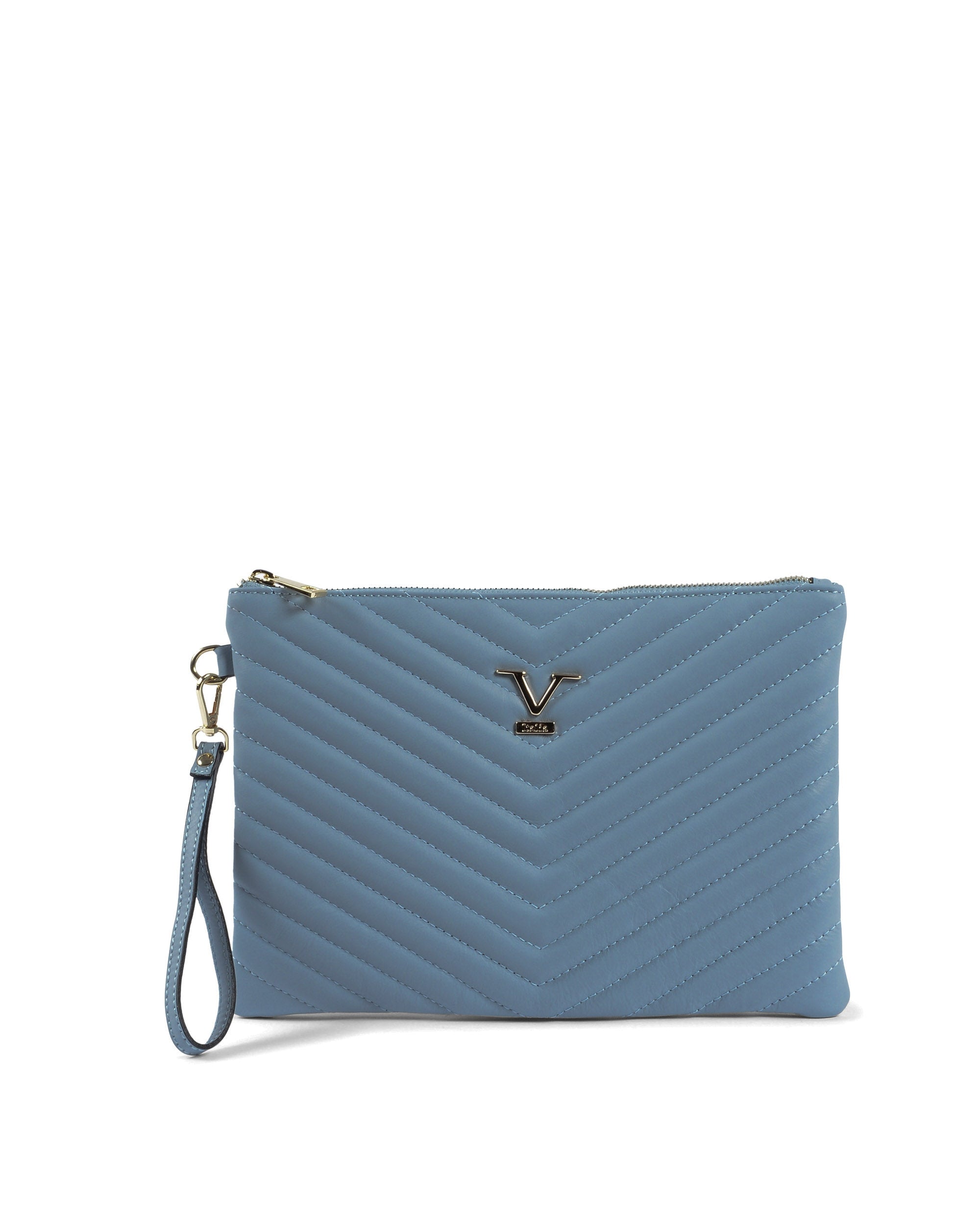 V Italia Borsa a mano da donna Azzurro chiaro V613 52 SAUVAGE AZZURRO CHIARO