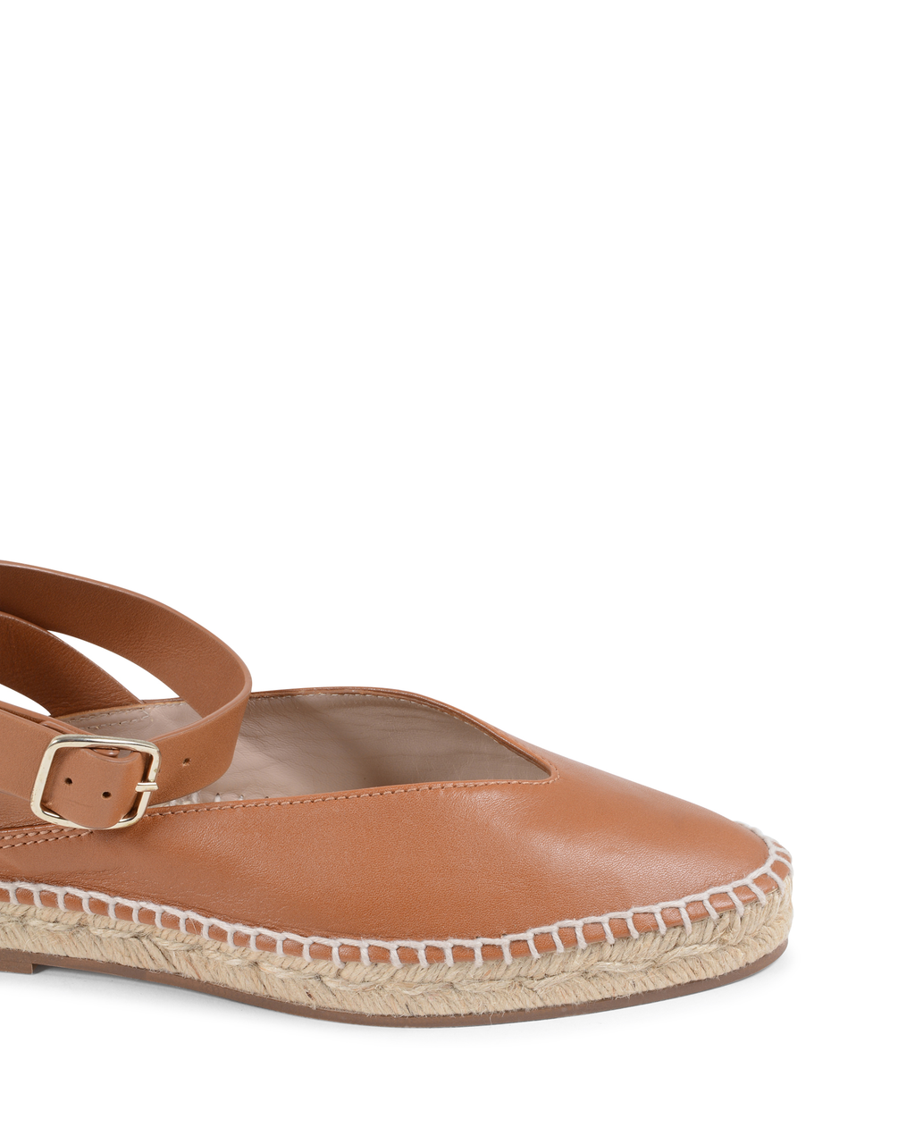 Stuart Weitzman Espadrillas da donna color cuoio TOGA