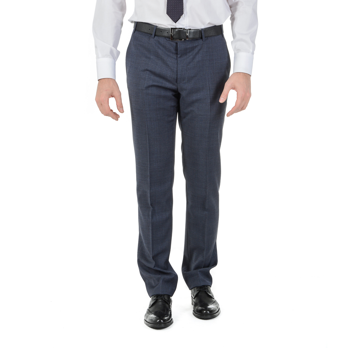 Abito da uomo Corneliani maniche lunghe blu scuro Super 130's
