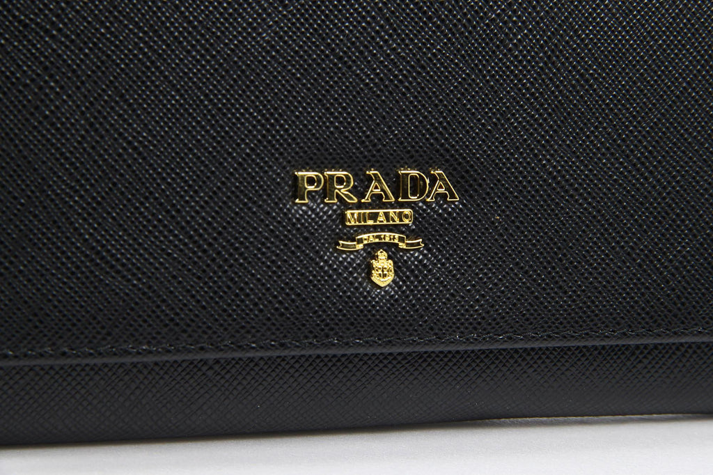 Pochette Prada 1MT437 Nero Saffiano Metallo