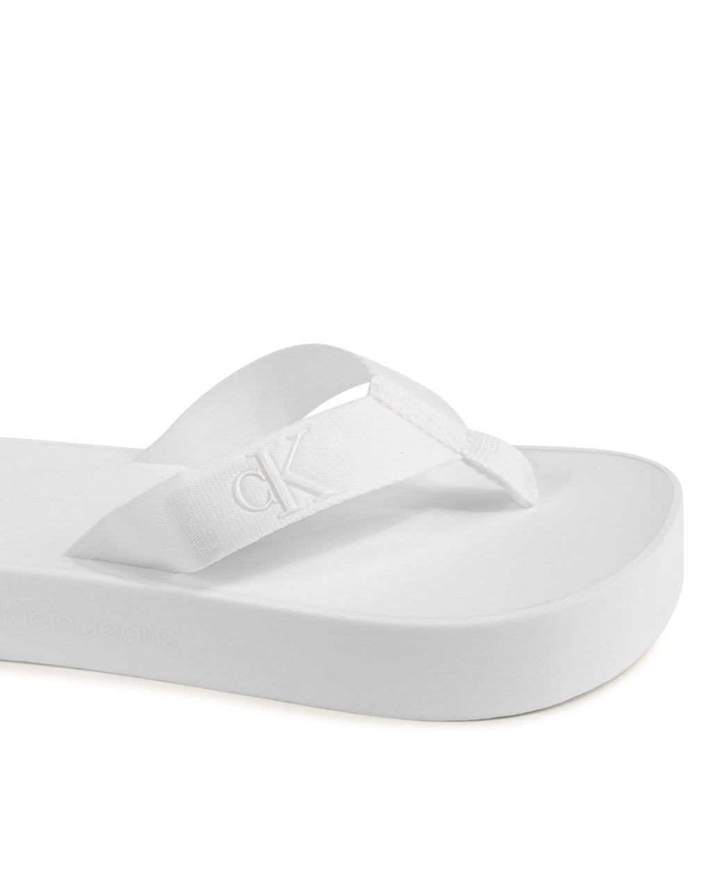 Calvin Klein Infradito da donna bianco YW0YW01398YBR