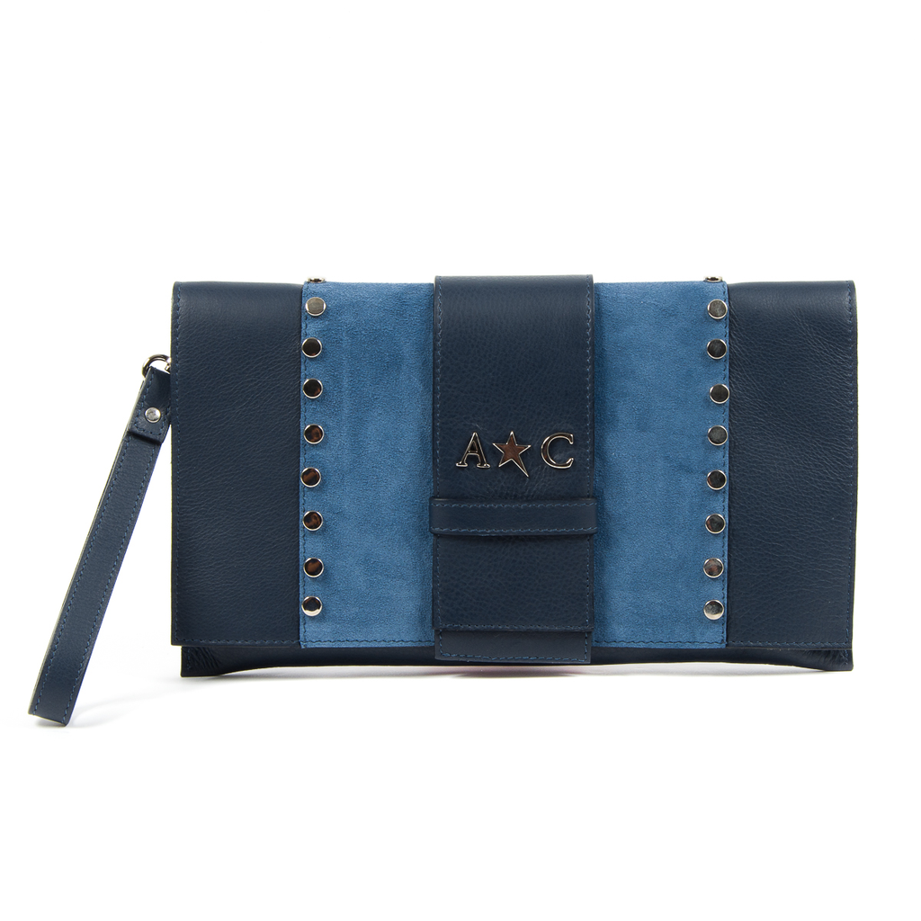 Borsa a mano da donna Andrew Charles Blu CORY