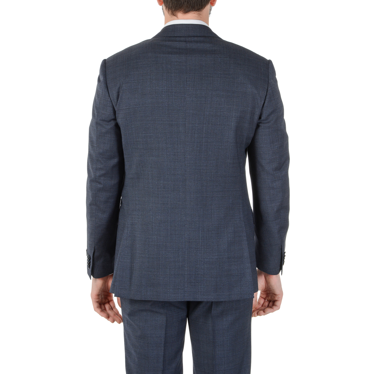Abito da uomo Corneliani maniche lunghe blu scuro Super 130's