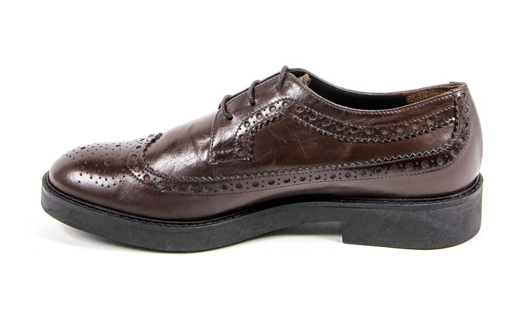 Scarpa Brogue Donna V 1969 Italia B1670 VITELLO T. MORO COCCO