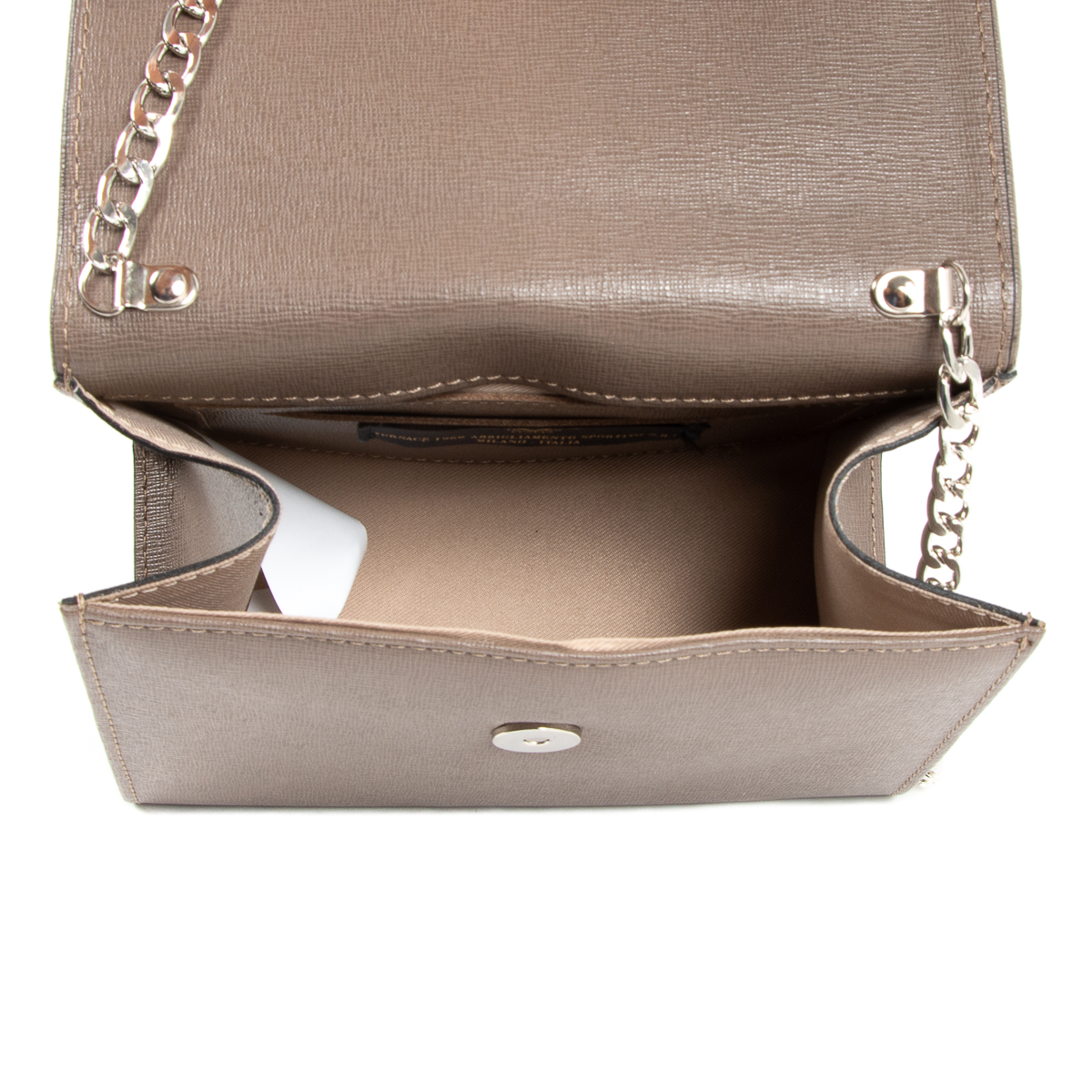V 1969 Italia Borsa da donna color talpa GENNY