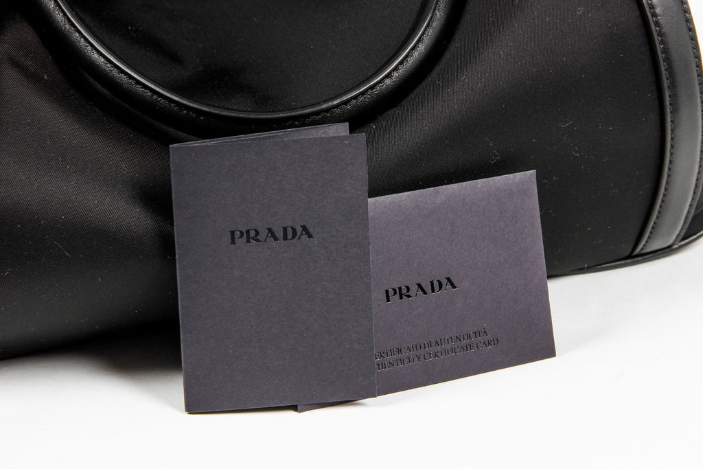 Borsa a mano Prada Ladies BR5116 in tessuto e vitello morbido
