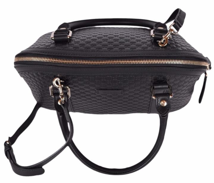 Borsa Gucci Guccissima Dome in pelle nera