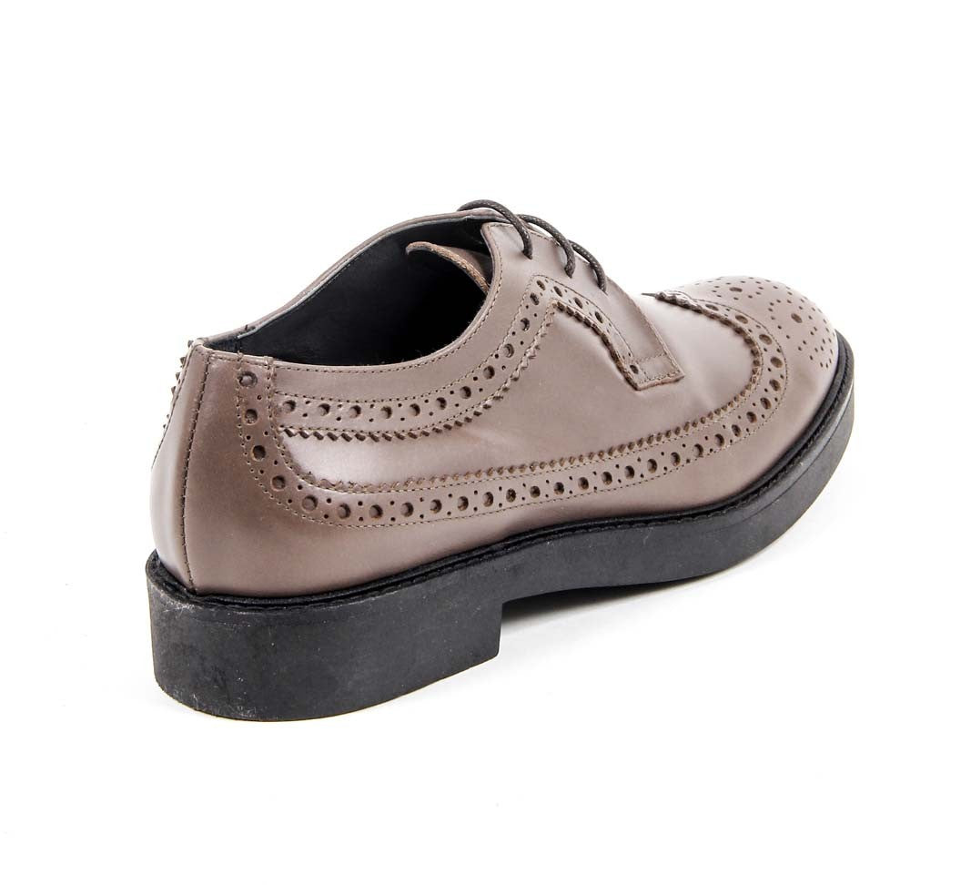 V 1969 Italia Womens Brogue Shoe B1670 VITELLO TAUPE