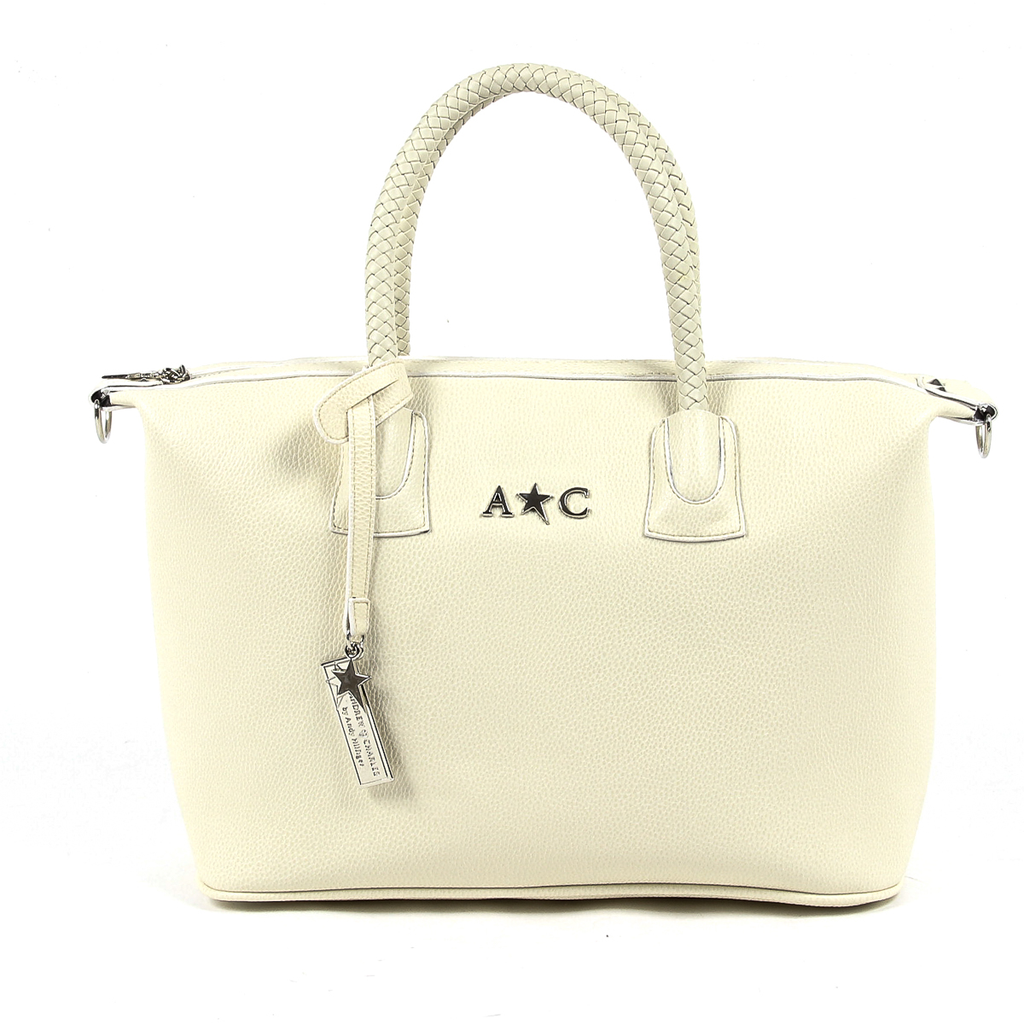 Borsa a mano da donna Andrew Charles Beige DARSEY