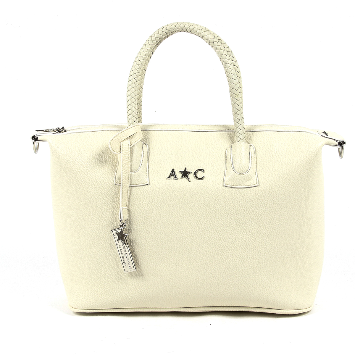 Borsa a mano da donna Andrew Charles Beige DARSEY