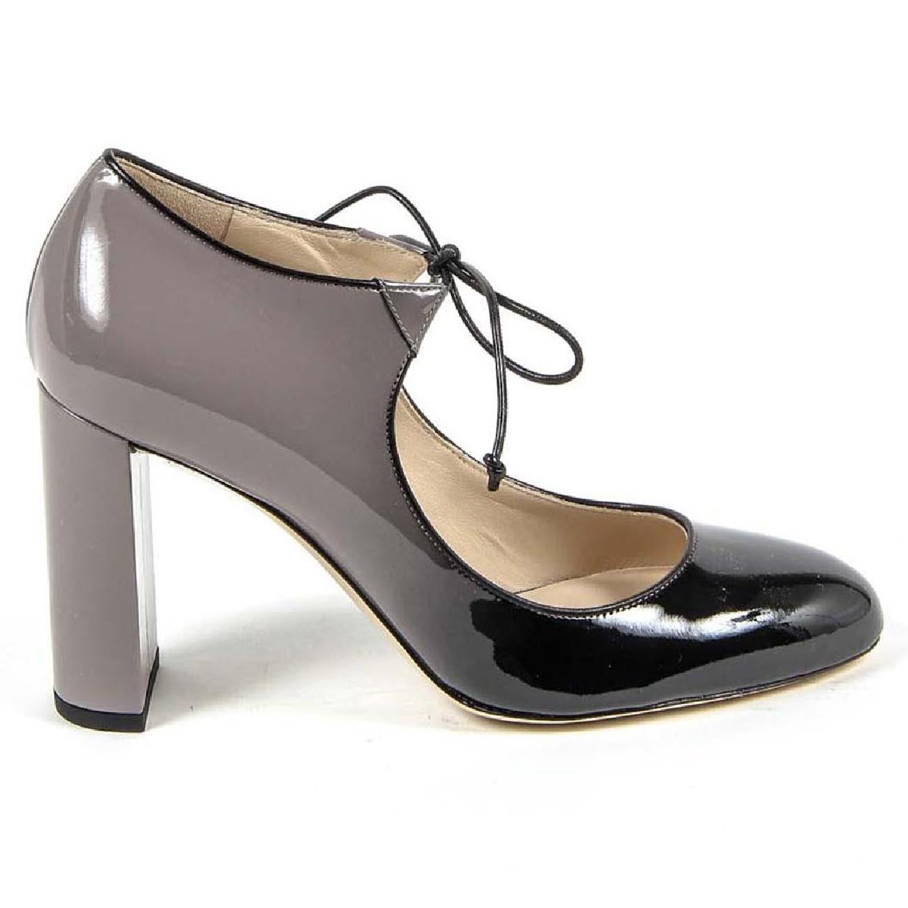 Décolleté con lacci da donna V 1969 Italia 3112338 VERN. SFUMATO NERO-GRIGIO