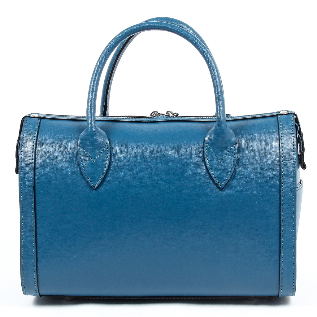 Borsa da donna V 1969 Italia V014-S PALMELLATO PETROLIO