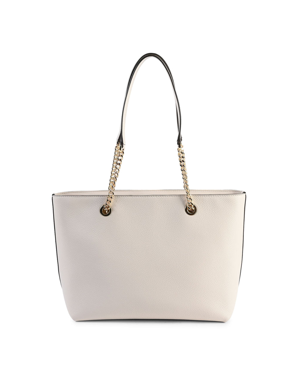 Borsa tote con catena e cerniera frontale di medie dimensioni Michael Kors 35F2GTTT2L LT CREAM