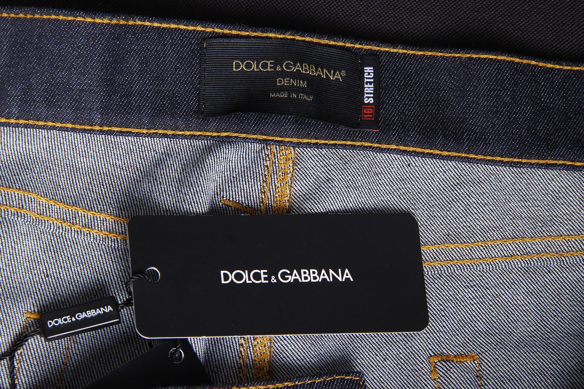 Jeans elasticizzati da uomo Dolce & Gabbana G4K8CP G8O82 S9001