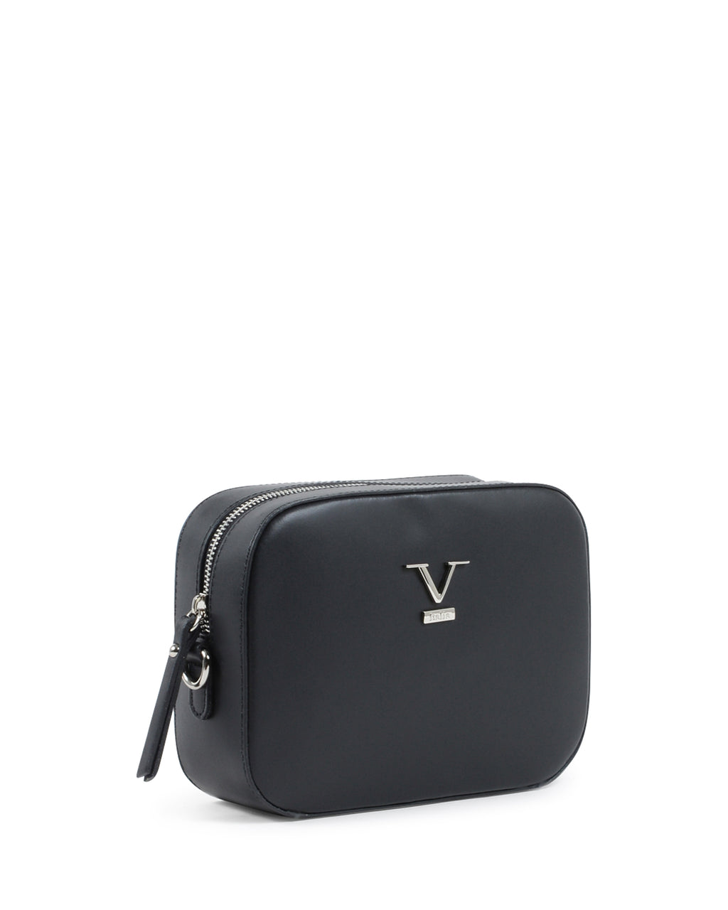 V Italia Borsa per fotocamera da donna nera V0322 RUGA NERO