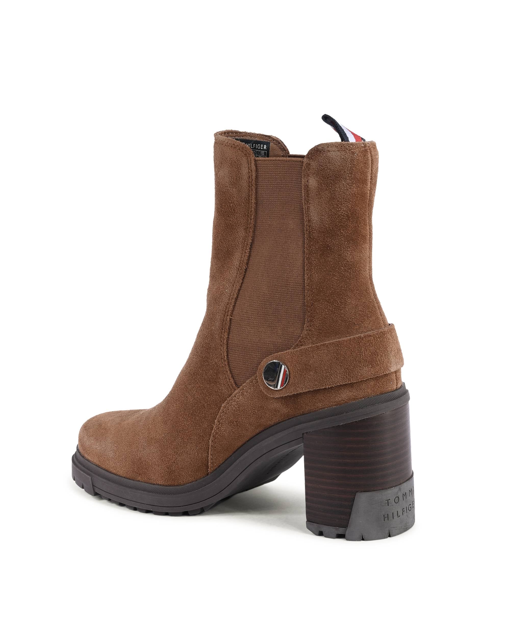 Tommy Hilfiger Stivali da donna MARRONE FW0FW06739GTU